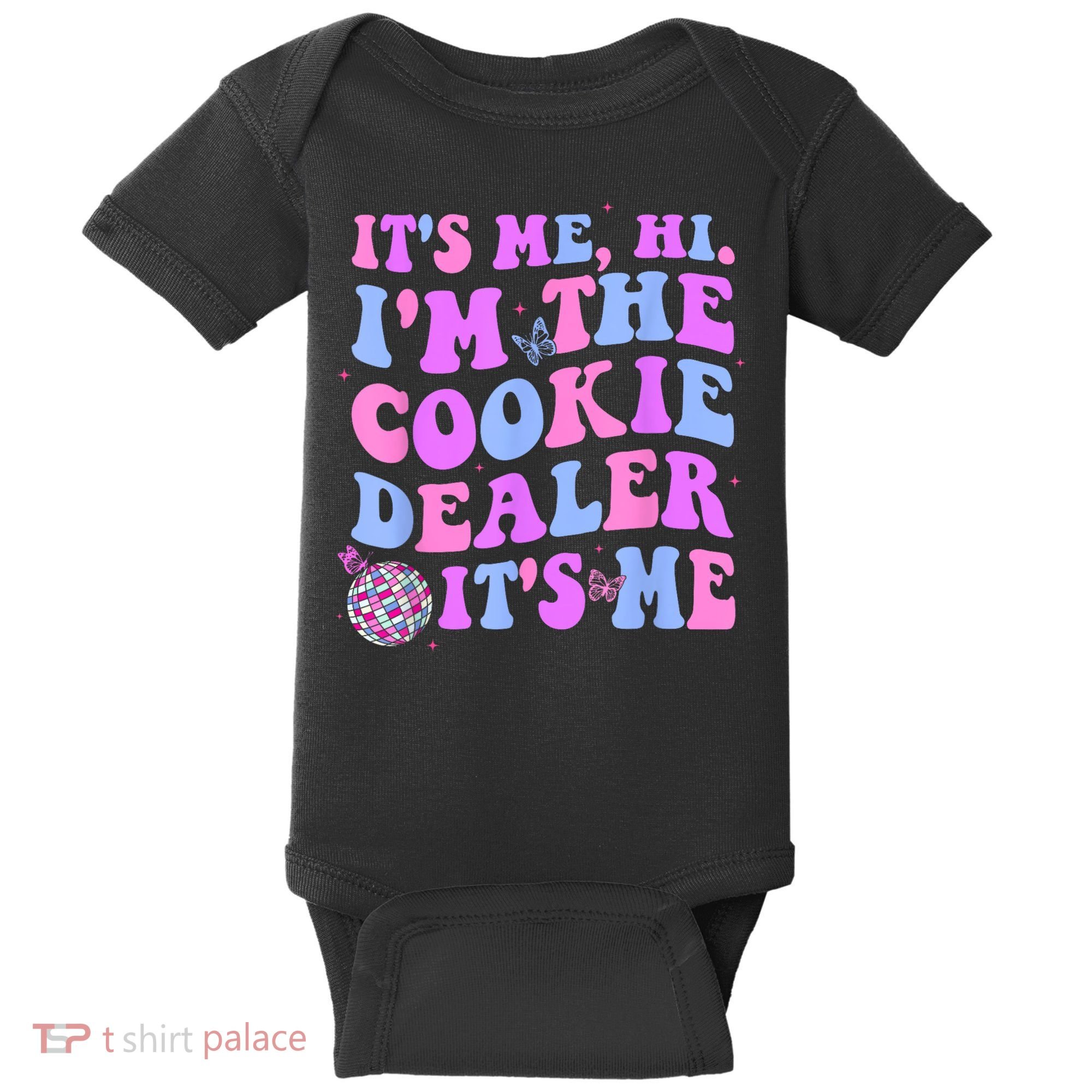 Its Me Hi Im The Cookie Dealer Scout Troop Scouting Baby Bodysuit