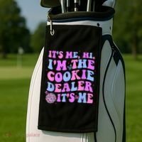 Its Me Hi Im The Cookie Dealer Scout Troop Scouting Golf Towel thumb 2