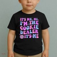 Its Me Hi Im The Cookie Dealer Scout Troop Scouting Toddler T-Shirt thumb 2