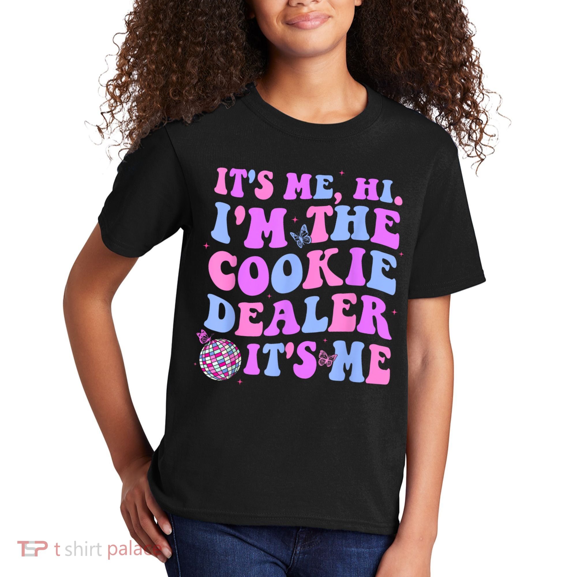 Its Me Hi Im The Cookie Dealer Scout Troop Scouting Kids T-Shirt