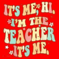 It's Me Hi I'm The Teacher It’s Me Santa Hat thumb 1