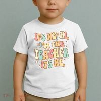 It's Me Hi I'm The Teacher It’s Me Toddler T-Shirt thumb 2