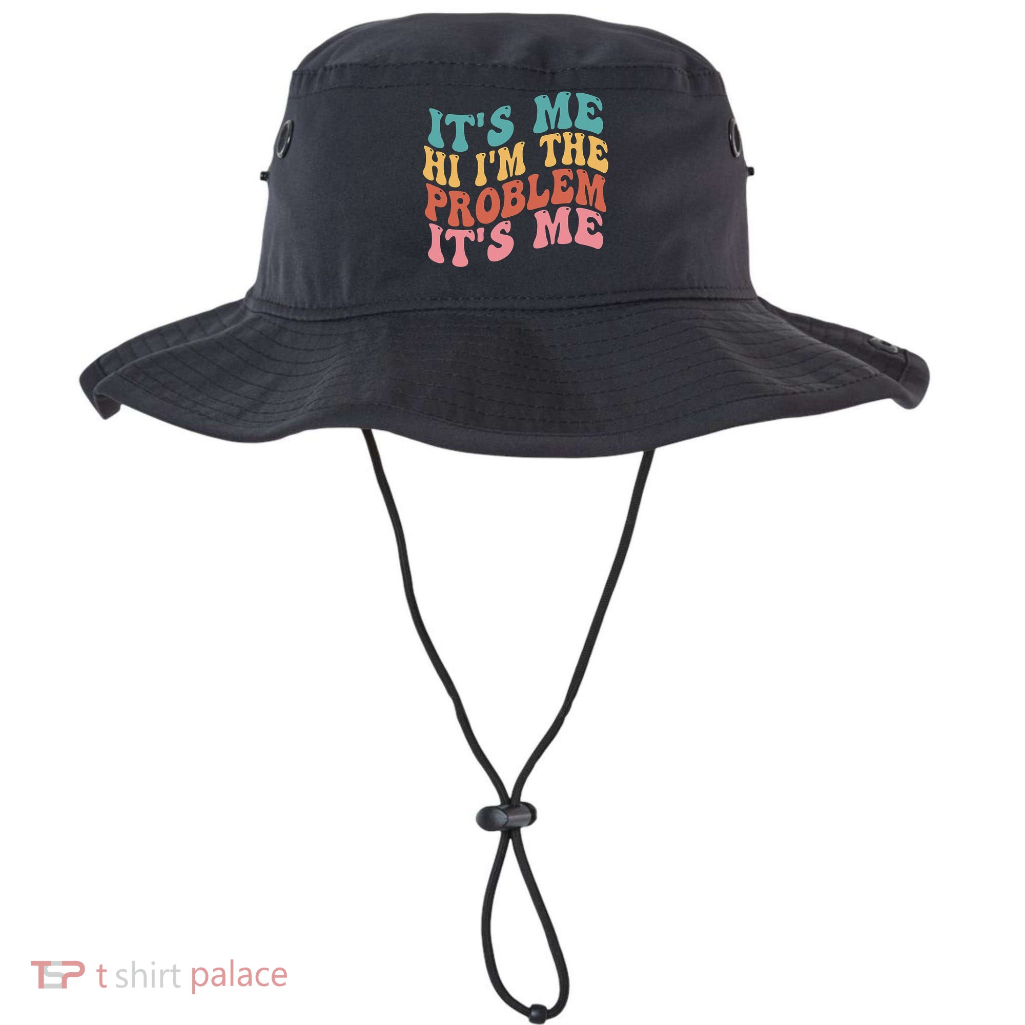Its Me Hi I'm the Problem Its Me Groovy Retro Bucket Hat