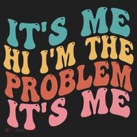 Its Me Hi I'm the Problem Its Me Groovy Retro Beanie thumb 2