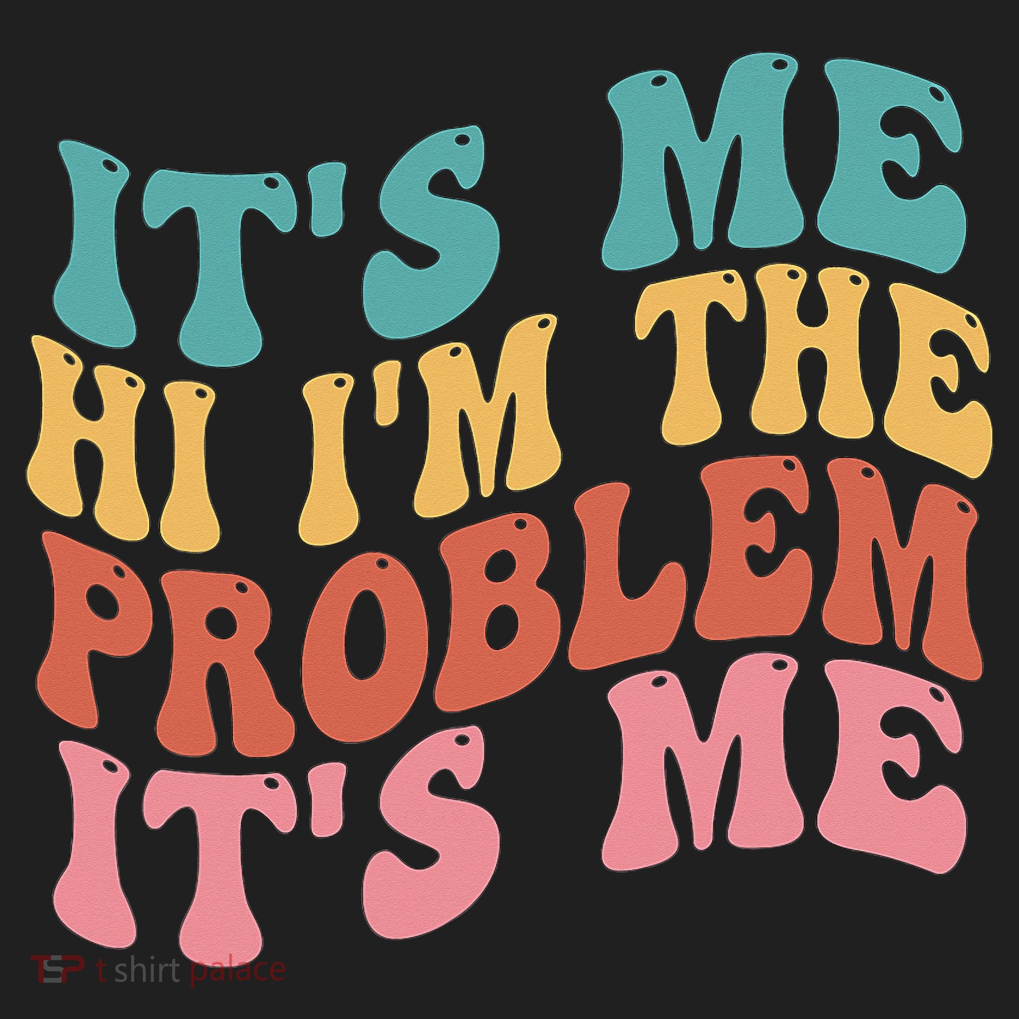 Its Me Hi I'm the Problem Its Me Groovy Retro Beanie