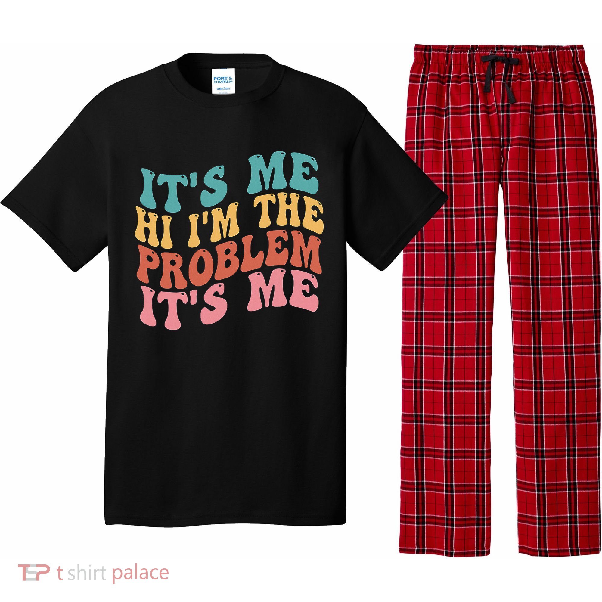 Its Me Hi I'm the Problem Its Me Groovy Retro Pajama Set