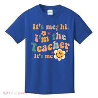 It's Me Hi I'm The Teacher It's Me Funny Quotes Teacher Kids T-Shirt thumb 0