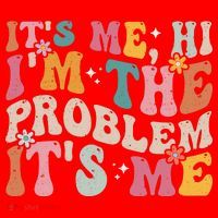 It's Me, Hi I'm The Problem It's Me Santa Hat thumb 1