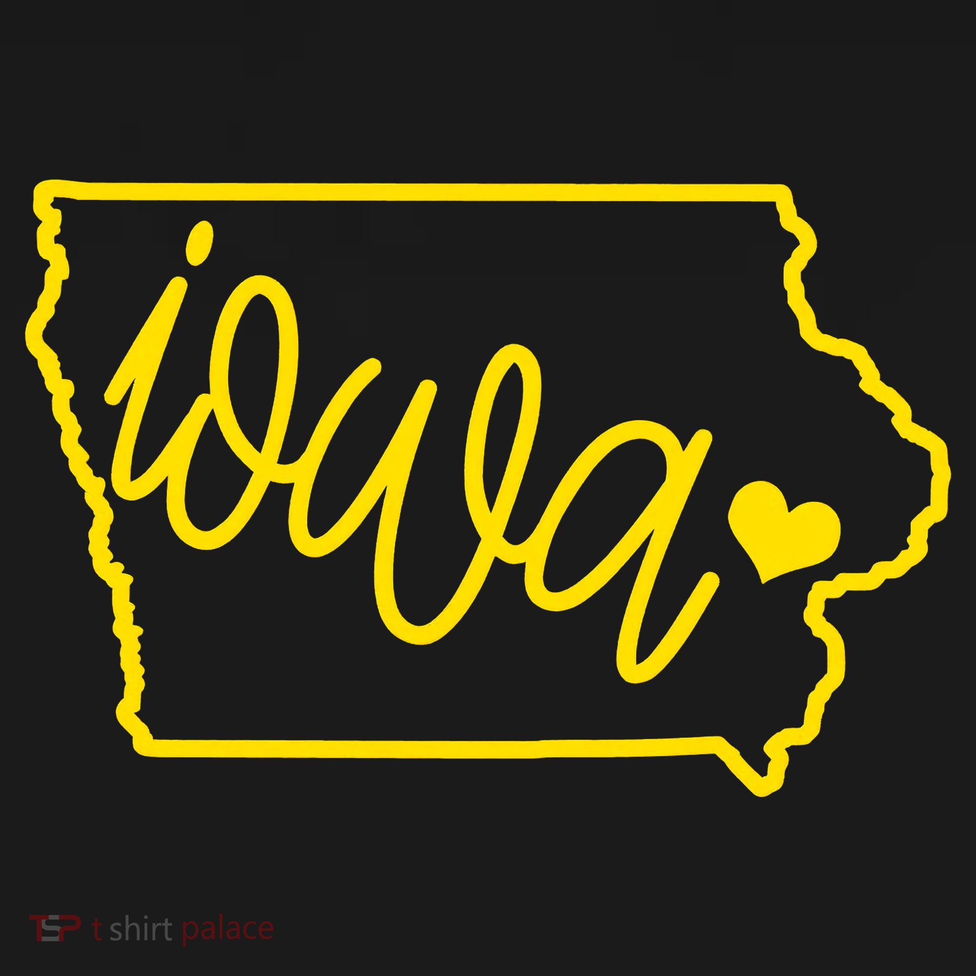 Iowa Map Iowa Lover Heaven Gold Map Baby Bodysuit