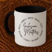 Inclusion Matters Inspirational Coffee Mug thumb 2