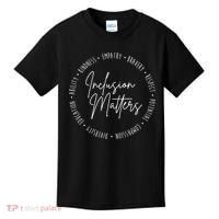 Inclusion Matters Inspirational Kids T-Shirt thumb 0