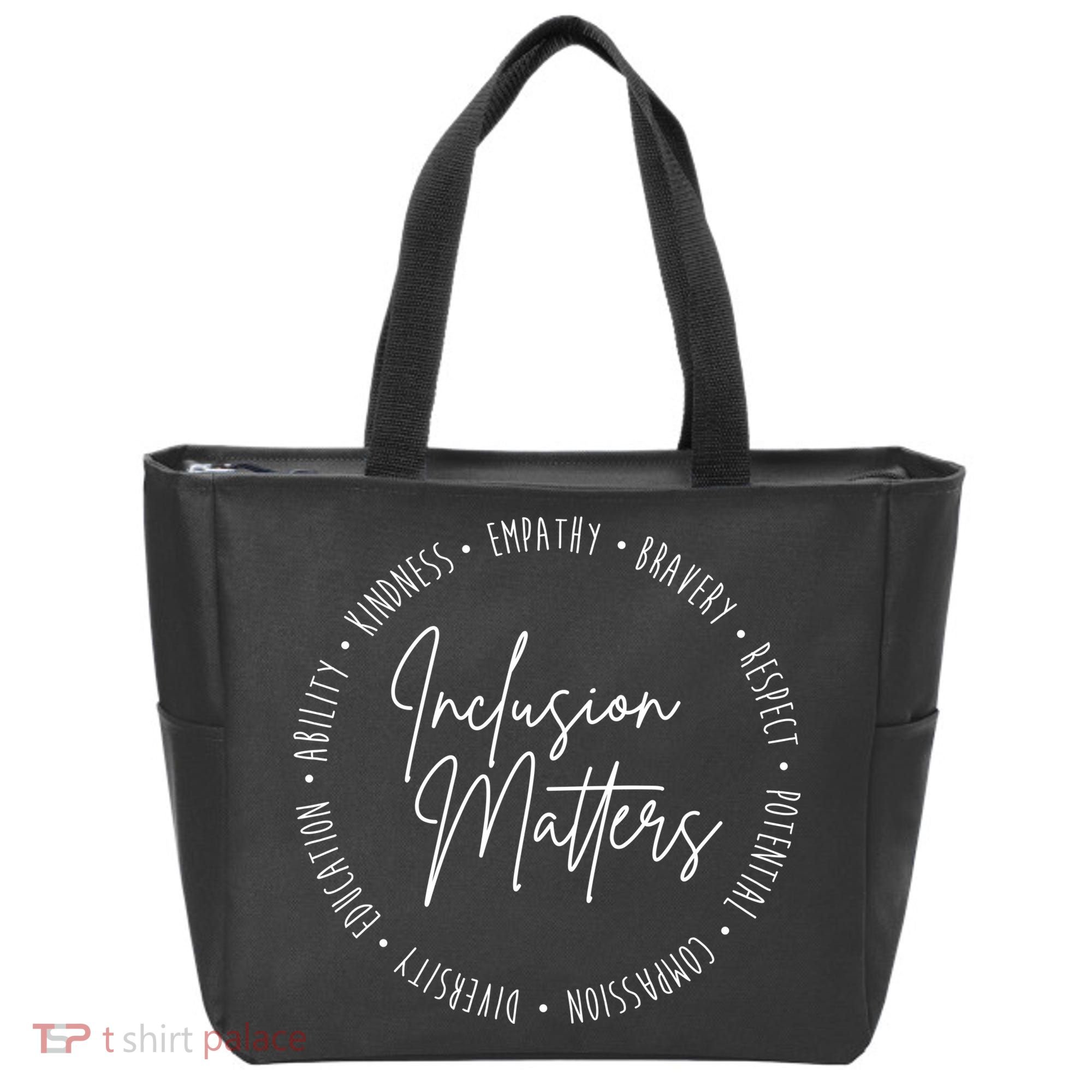 Inclusion Matters Inspirational Tote Bag