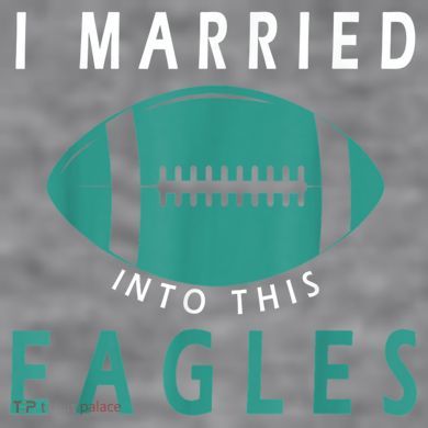 I married into this eagles funny Philadelphia football fan it's A Philly Thing Women's Racerback Cropped Tank