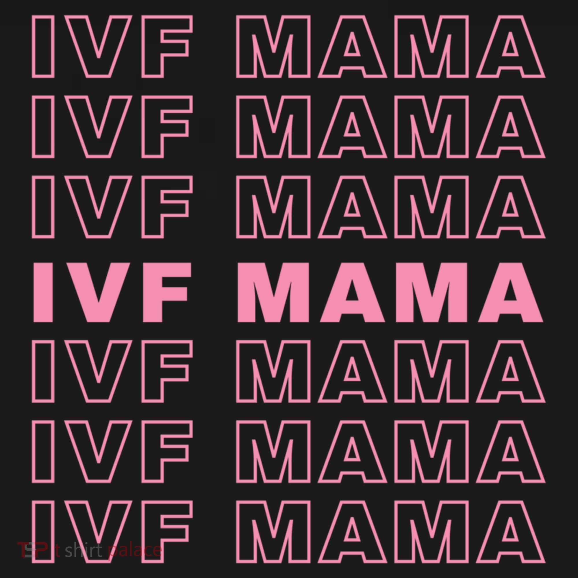Ivf Mama Infertility Journey Proud Mom Dad Parents Embryo Gift Doggie Tank
