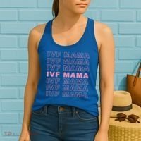 Ivf Mama Infertility Journey Proud Mom Dad Parents Embryo Gift Women's Tank Top thumb 2