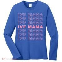 Ivf Mama Infertility Journey Proud Mom Dad Parents Embryo Gift Women's Long Sleeve Shirt thumb 0