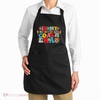 In My Instructional Coach Era Groovy Back To School Apron thumb 2