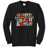 In My Instructional Coach Era Groovy Back To School Sweatshirt thumb 0