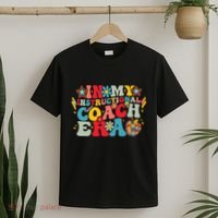 In My Instructional Coach Era Groovy Back To School T-Shirt thumb 2