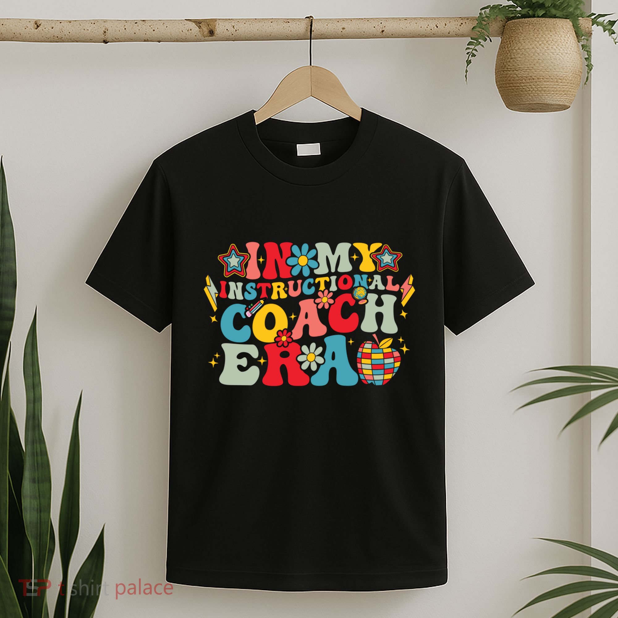 In My Instructional Coach Era Groovy Back To School T-Shirt