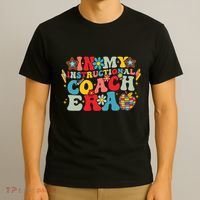 In My Instructional Coach Era Groovy Back To School T-Shirt thumb 3