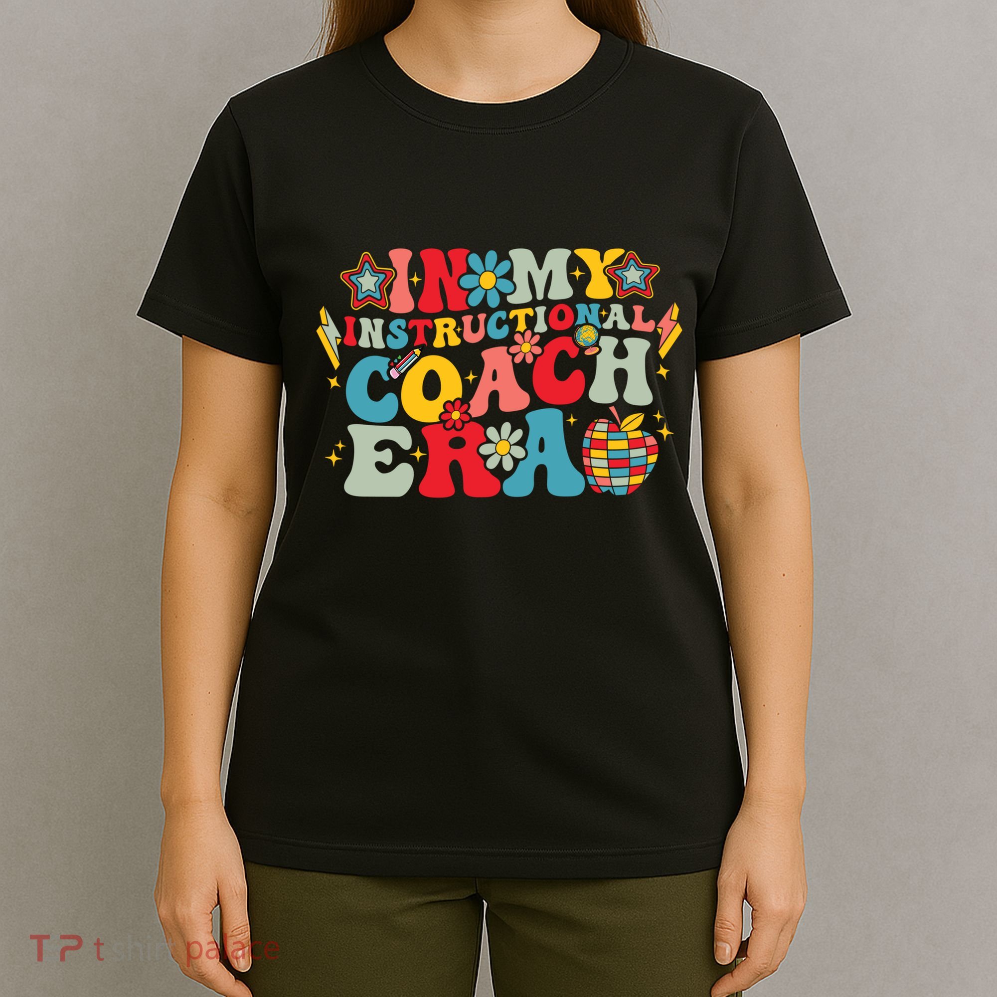 In My Instructional Coach Era Groovy Back To School T-Shirt