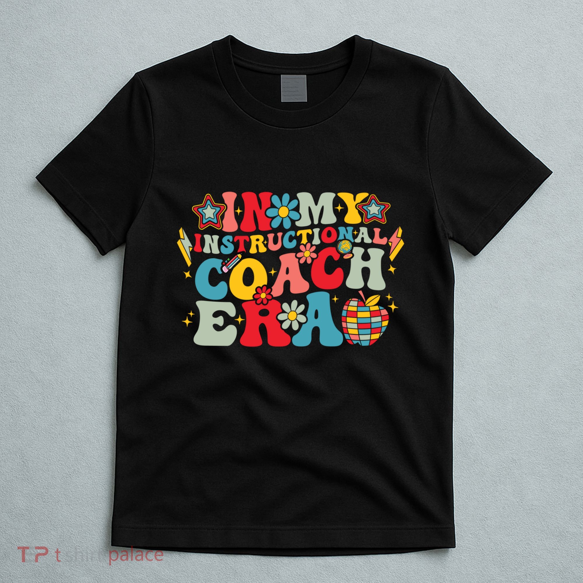 In My Instructional Coach Era Groovy Back To School T-Shirt