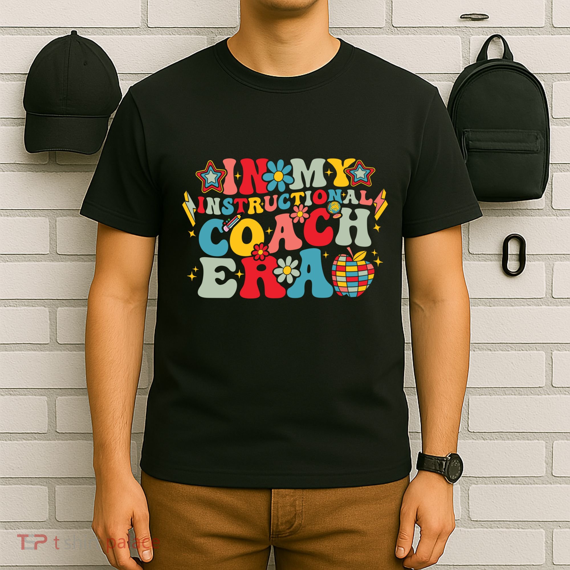 In My Instructional Coach Era Groovy Back To School T-Shirt
