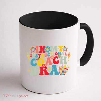 In My Instructional Coach Era Groovy Back To School Coffee Mug back