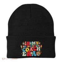 In My Instructional Coach Era Groovy Back To School Beanie thumb 0