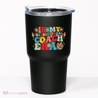 In My Instructional Coach Era Groovy Back To School Tumbler thumb 0