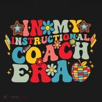 In My Instructional Coach Era Groovy Back To School Visor thumb 3