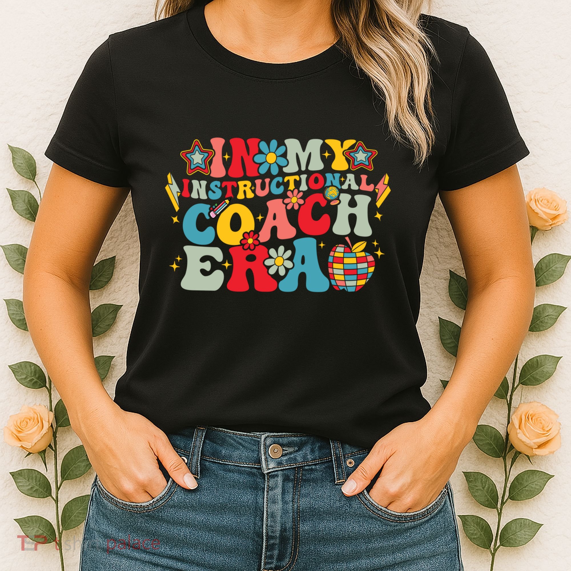 In My Instructional Coach Era Groovy Back To School Women's T-Shirt