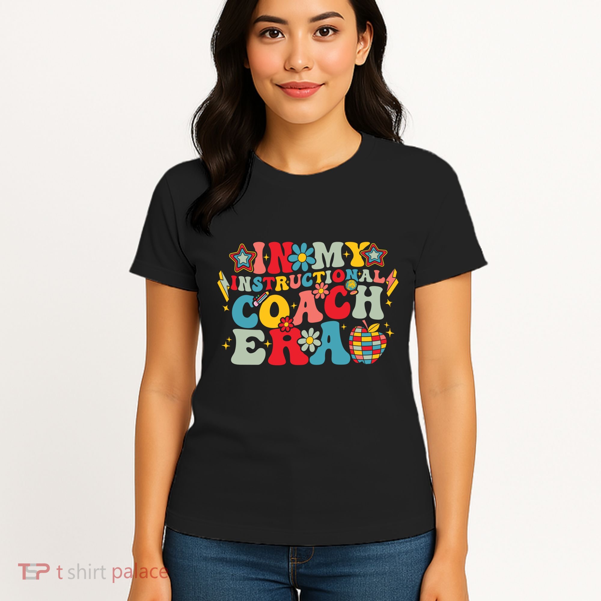 In My Instructional Coach Era Groovy Back To School Women's T-Shirt