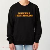 IM Mr.Wolf I Solve Problems Women's Sweatshirt thumb 0