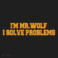IM Mr.Wolf I Solve Problems Women's Sweatshirt thumb 2
