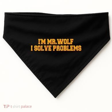 IM Mr.Wolf I Solve Problems USA-Made Doggie Bandana