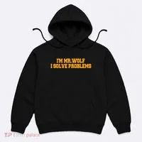 IM Mr.Wolf I Solve Problems Hoodie thumb 0