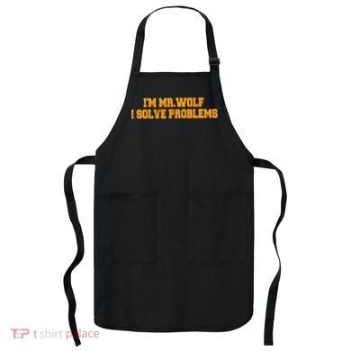 IM Mr.Wolf I Solve Problems Apron