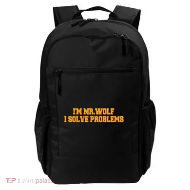 IM Mr.Wolf I Solve Problems Backpack