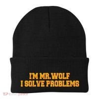 IM Mr.Wolf I Solve Problems Beanie thumb 0