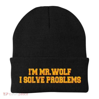 IM Mr.Wolf I Solve Problems Beanie