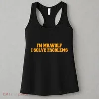 IM Mr.Wolf I Solve Problems Women's Tank Top thumb 3