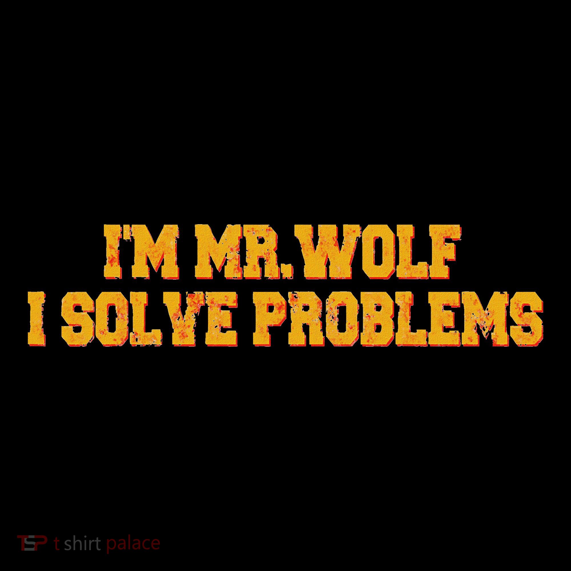IM Mr.Wolf I Solve Problems Women's Tank Top