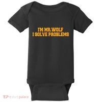 IM Mr.Wolf I Solve Problems Baby Bodysuit thumb 0