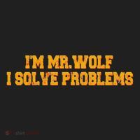 IM Mr.Wolf I Solve Problems Golf Towel thumb 3