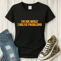 IM Mr.Wolf I Solve Problems Women's T-Shirt thumb 3