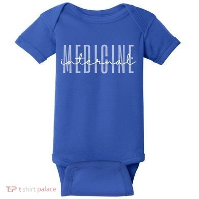 Internal Medicine In Medicine School Gift Baby Bodysuit