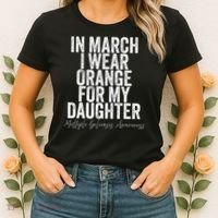 In March I Wear Orange for my Daughter MS Women's T-Shirt thumb 2
