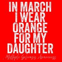 In March I Wear Orange for my Daughter MS Santa Hat thumb 1